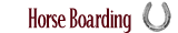 Horse Boarding Packages